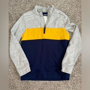 Lands End Boys 1/4 Zip Size Medium